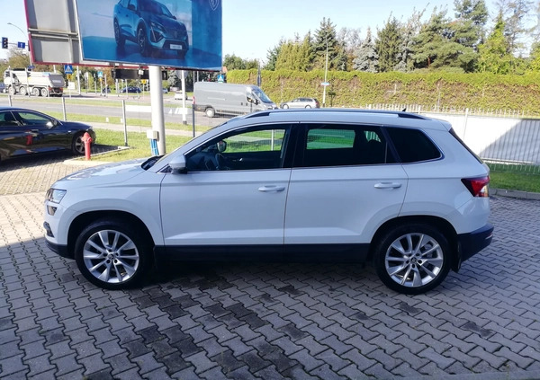 Skoda Karoq cena 92500 przebieg: 69840, rok produkcji 2019 z Nidzica małe 497